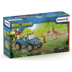 Schleich 41464 off road auto ja dinoaitaus