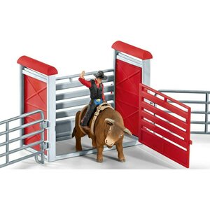 Schleich bull riding ja lehmipoika