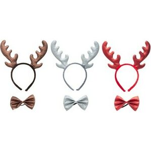 Winterseason hiuspanta sarvet ja rusetti