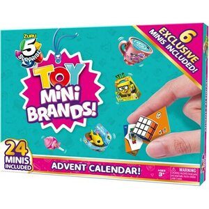 5 suprise mini brands toy joulukalenteri
