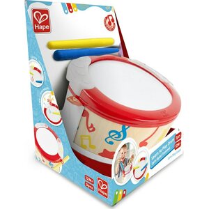 Haba opi soittamaan rumpu