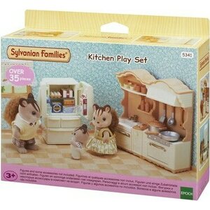Sylvanian families maalaistalon keittiö + jääkaappi