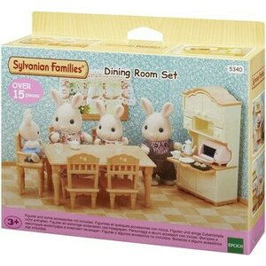 Sylvanian families maalaistalon ruokailuhuone