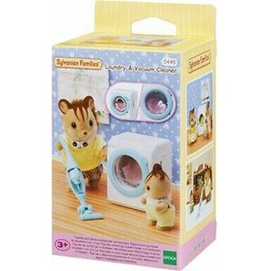 Sylvanian families pyykkikone ja imuri