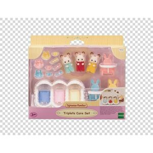 Sylvanian families suklaapupukolmosten hoitosetti