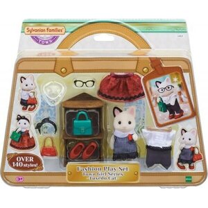 Sylvanian families muotisetti smokkikissa