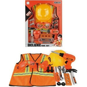 Työkalut ja huomioliivi