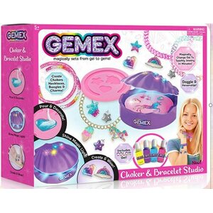 Gemex choker and bracelet studio