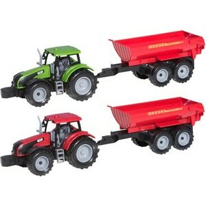 Traktori ja peräkärry 1:32