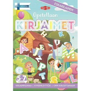 Opetellaan kirjaimet puuhakirja