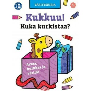 Värityskirja kukkuu kuka kurkistaa