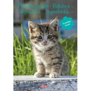 Kissapiirrustuslehtiö 50 arkkia