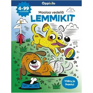 Oppi ja Ilo maalaa vedellä lemmikit