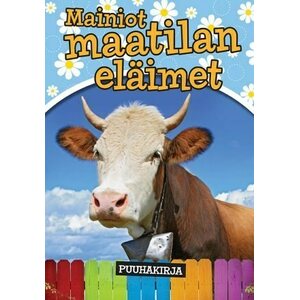 Maatilan eläimet puuhakirja