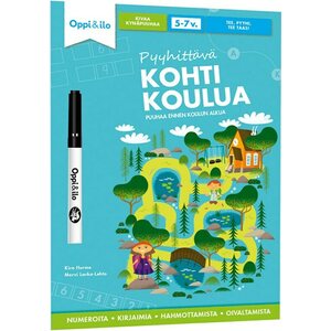 Kohti koulua pyyhittävä tehtäväkirja