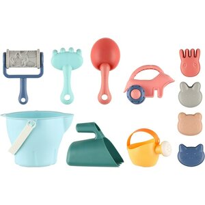 Play hiekkalelut ämpärissä