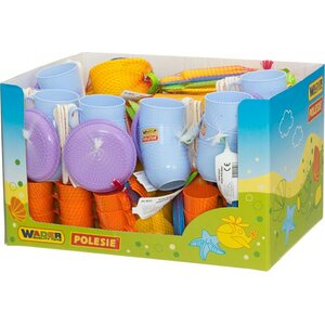 Leikkiastia setti verkkopussissa