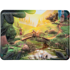 Muumit kohomagneetti sillalla ongella