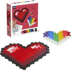 Plus plus puzzle by number sydämet