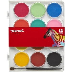 Penol jumbo vesivärit 12 väriä
