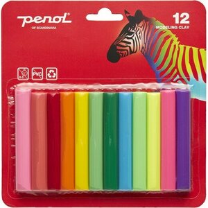 Penol muovailuvahat 12 väriä