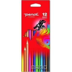 Penol puuvärikynät 12kpl