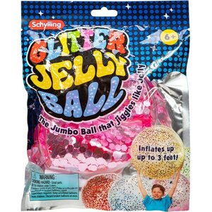 Jumbo glitter jelly ball