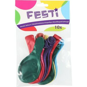 Festi ilmapllo metallinhohto 10 kpl