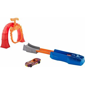 Hot wheels classic stunt flame jumper set