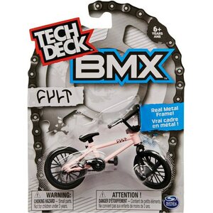 Tech deck bmx pyörä vaaleanpunainen