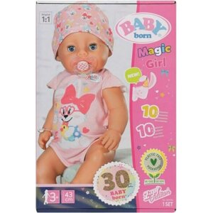 Baby born magic girl siniset silmät 43cm