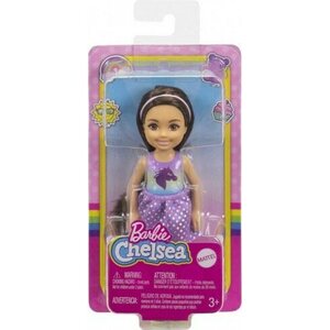 Barbie chelsea pitkät ruskeat hiukset