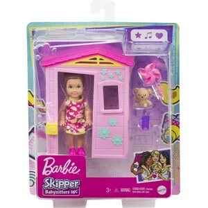 Barbie babysitter leikkihuonesetti