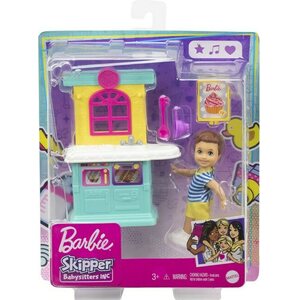 Barbie babysitter keittiöleikkisetti