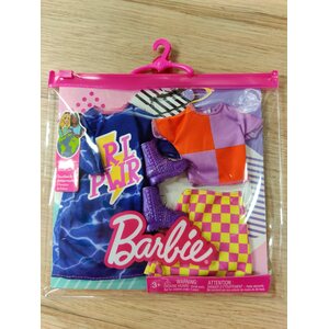 Barbie mekko, toppi, hame ja asusteet