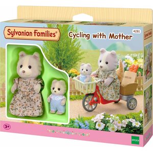 Sylvanian families pyöräretki äidin kanssa