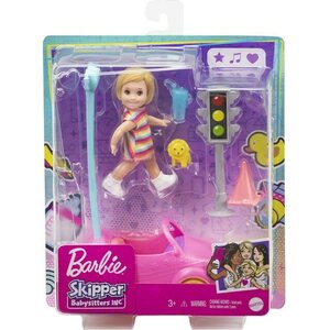 Barbie babysitter liikenteessä setti