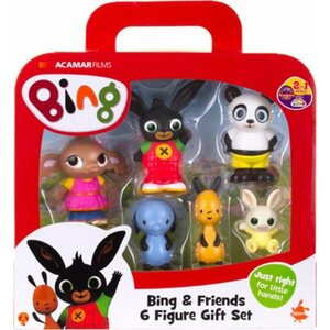 Bing bing ja ystävät 6 figuuria setti