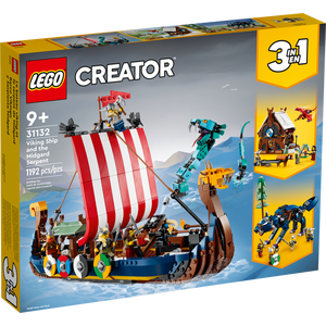 LEGO 31132 Viikinkilaiva ja Midgårdin käärme
