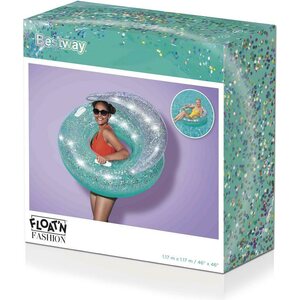 Bestway Uimarengas selkänojalla glitter 117 cm