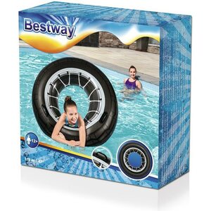 Bestway Autonrengaskuvioinen uimarengas 119cm