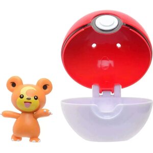 Pokemon clip n go teddiursa + poke ball