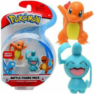 Pokemon batlle hahmo wynaut + charmander