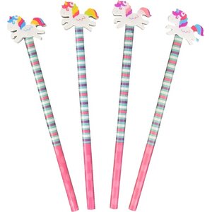 Kynä yksisarvispyyhekumilla