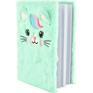 Pörröinen kissa muistikirja