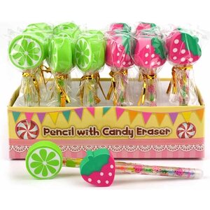 Tikkarikynä tuoksuvalla pyyhekumilla