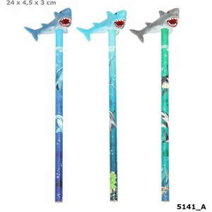 Dino world lyijykynä haikoristeella