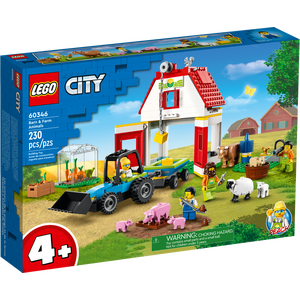 LEGO 60346 ulkorakennus ja maatilan eläimet