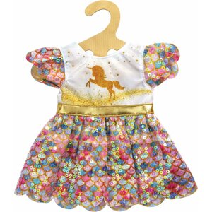 Heless Nuken mekko kultainen yksisarvinen 35-45 cm