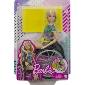 Barbie pyörätuoli ja tarvikkeet